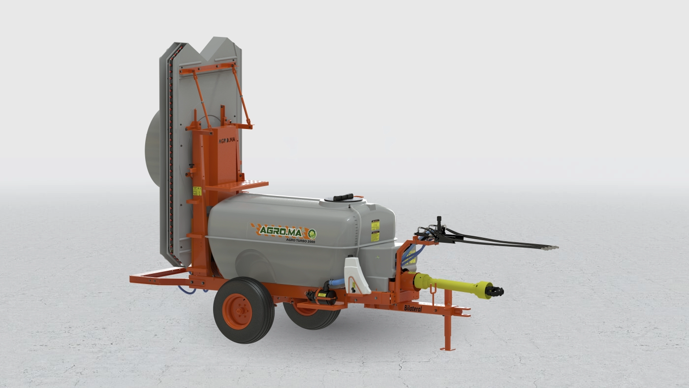 Pulverizador Atomizador Agro Turbo 2000 Bilateral