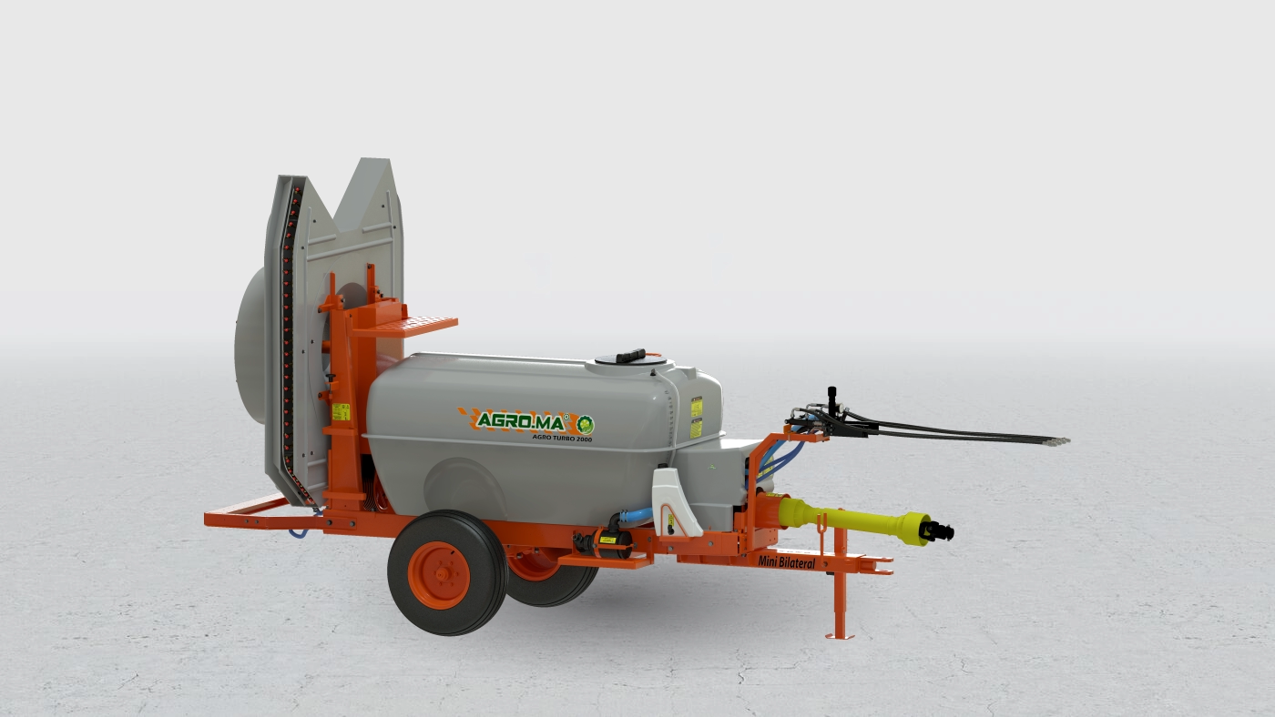 Pulverizador Atomizador Agro Turbo 2000 Mini Bilateral