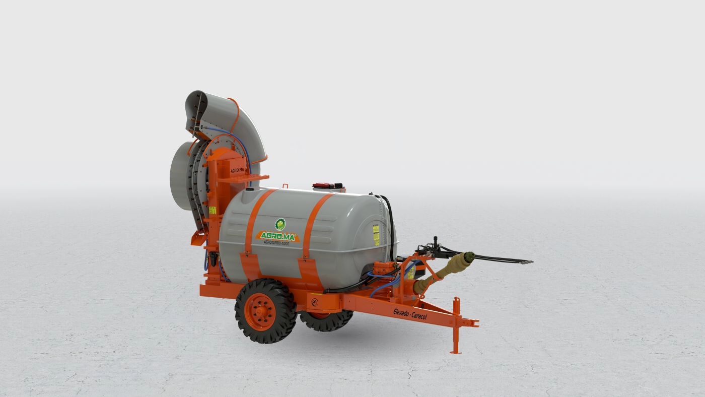 Pulverizador Atomizador Agro Turbo 4000 Elevado Caracol