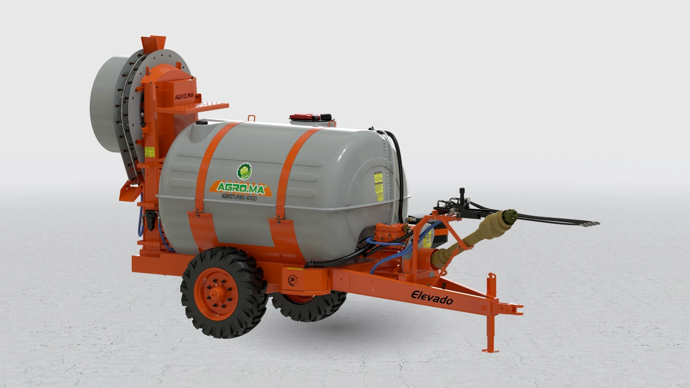 Pulverizador Atomizador Agro Turbo 4000 Elevado