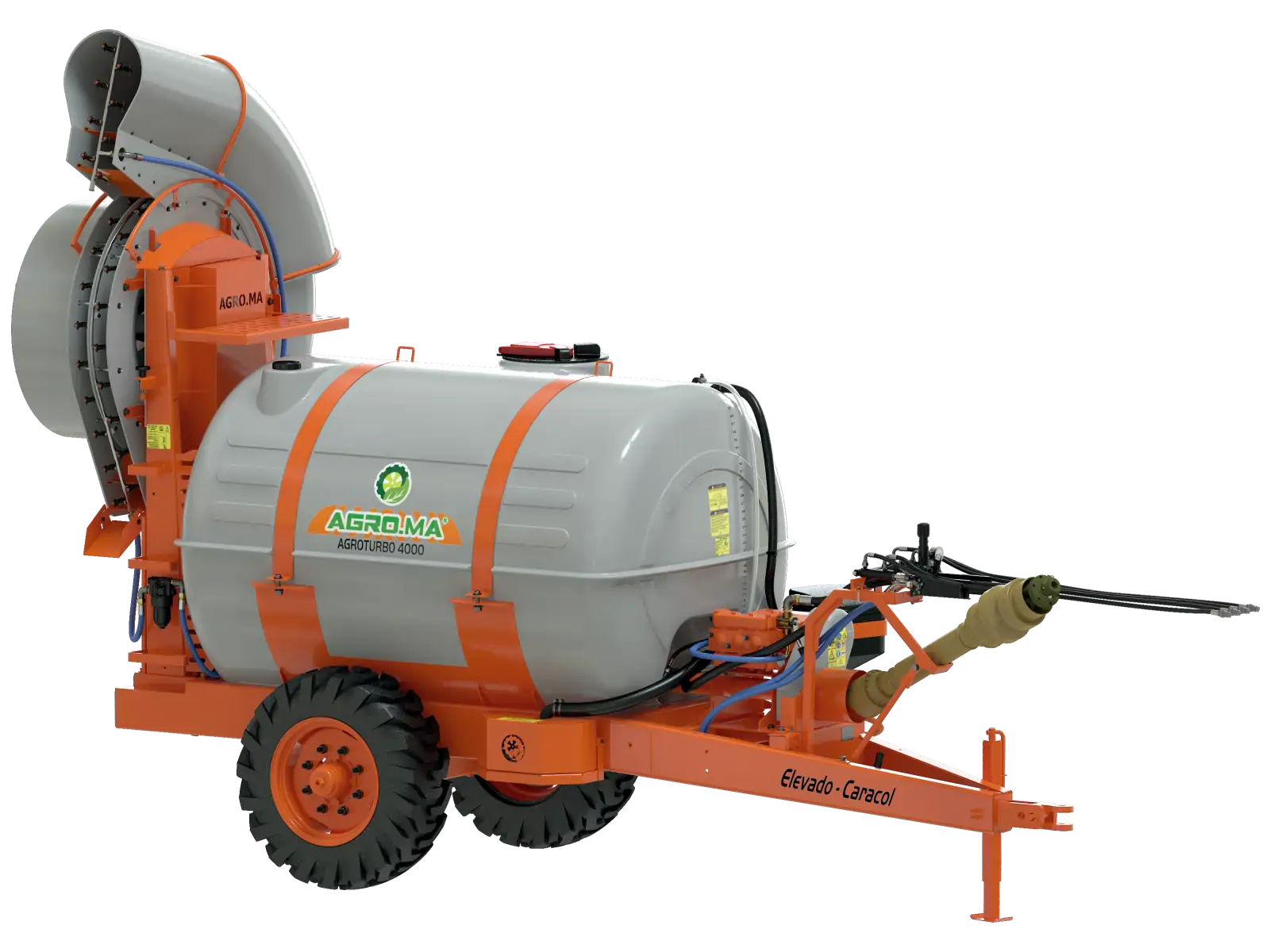 Pulverizador Atomizador Agro Turbo 4000 Elevado Caracol