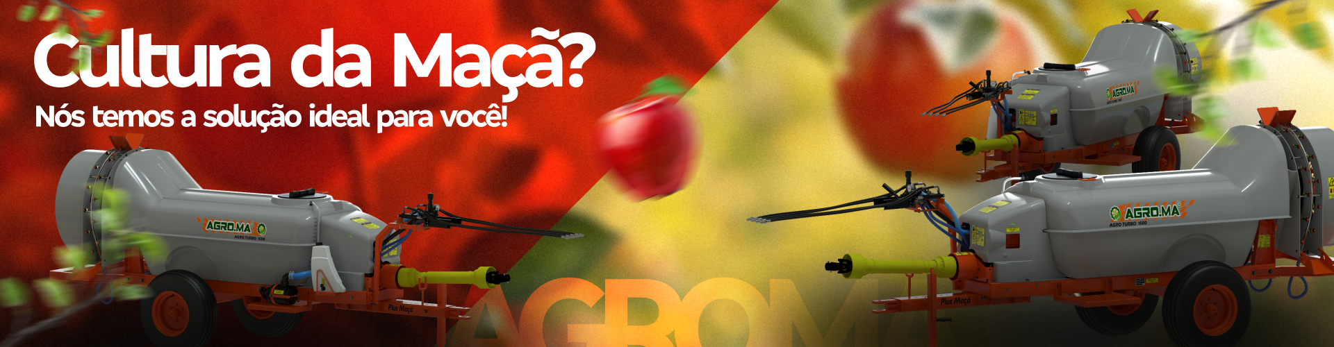 Linha de Pulverizadores para a Cultura da Maçã